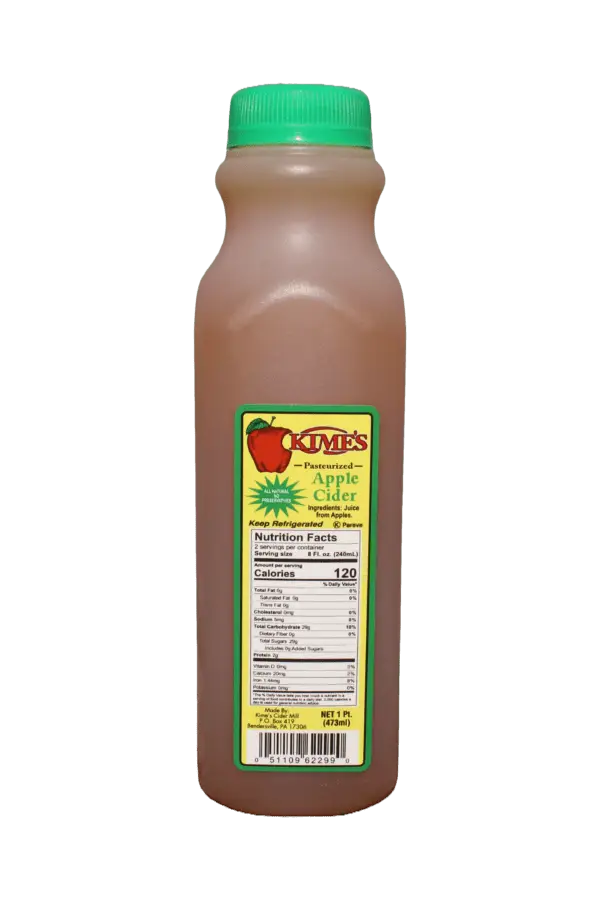 Fresh Apple Cider Pint (No Preservatives Added)