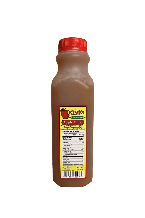 Fresh Apple Cider Pint (Preservatives Added)